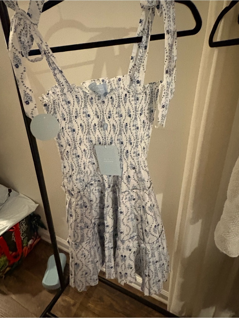 Tie-Shoulder Hill House Nap Dress
